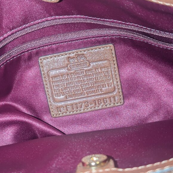 New with tags Coach Madison Embossed Flap Carry-All Coach - Picture 10 of 15